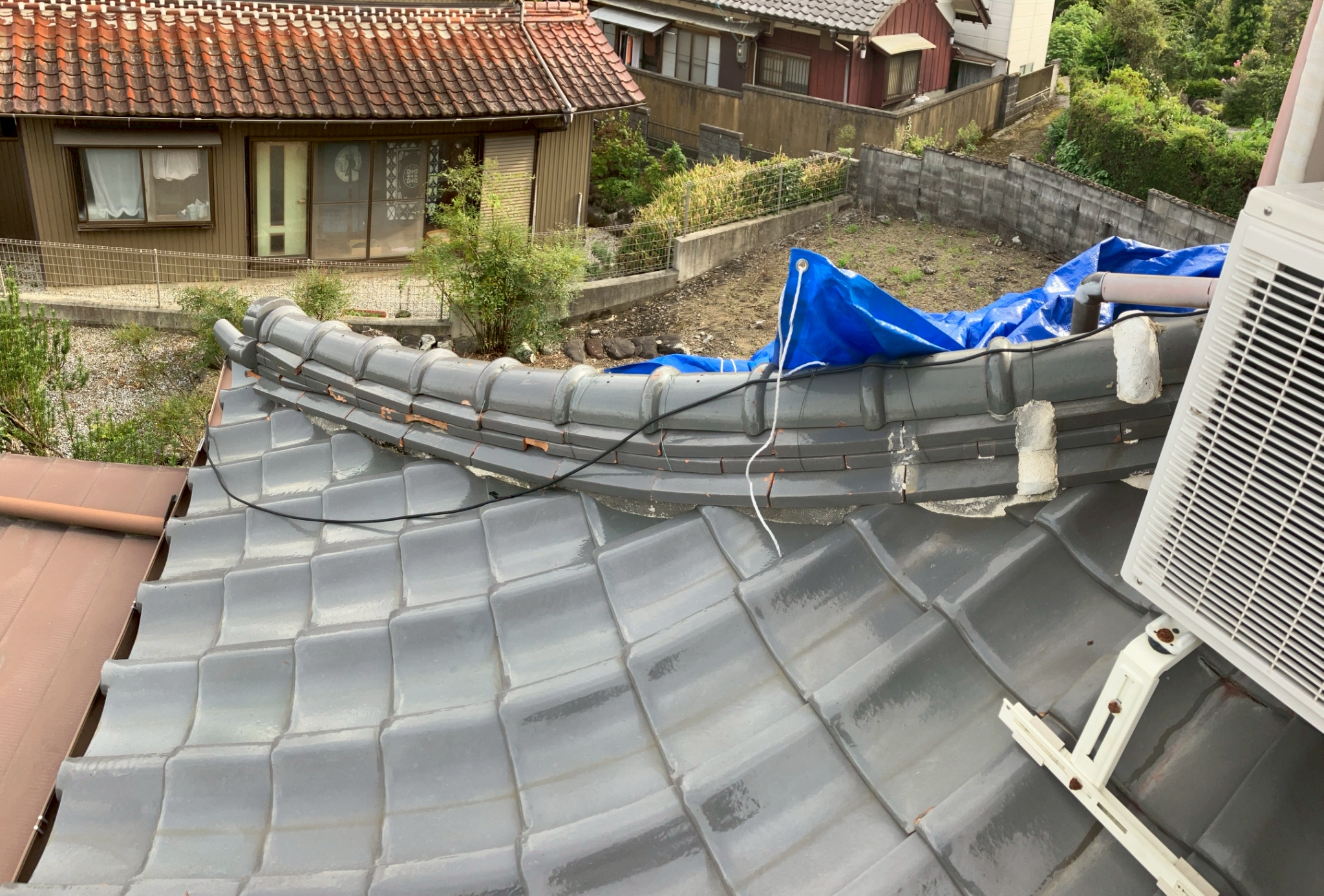 雨漏りしていた棟